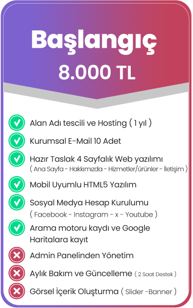 Başlangıç Paketi...