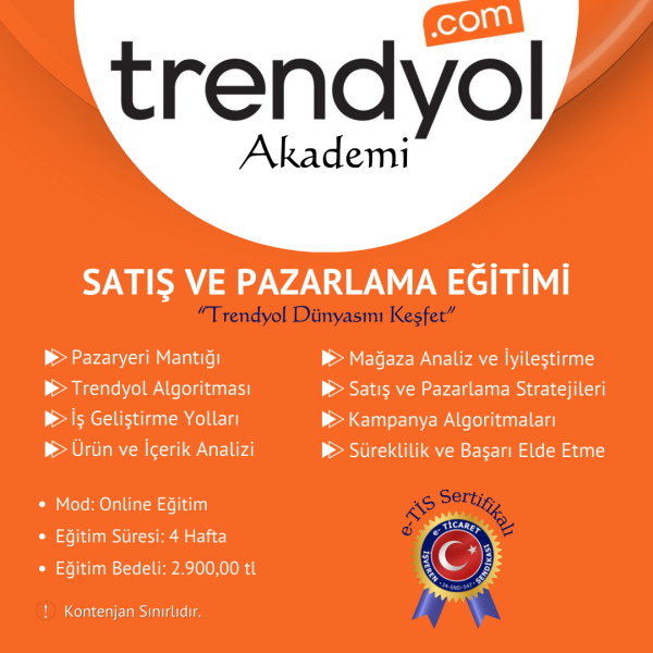 Trendyol Akademi Satış ve Pazarlama Eğitimi